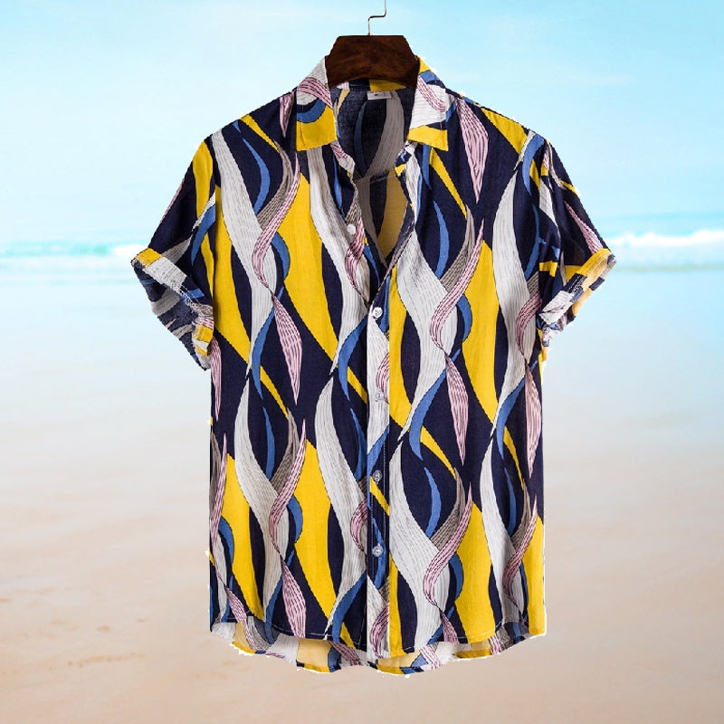 Men's Printed Short Sleeve Shirt