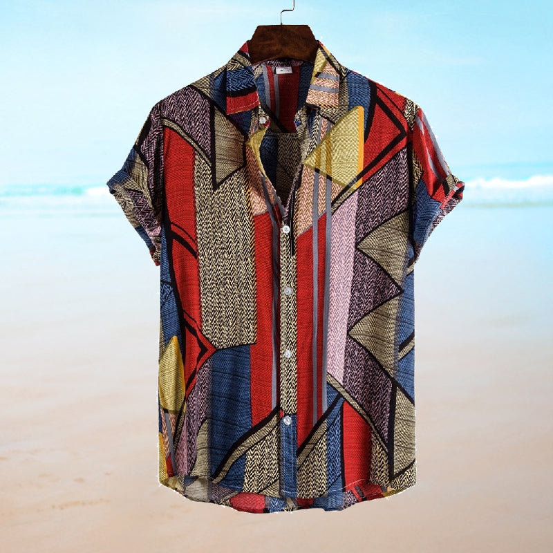 Men's Printed Short Sleeve Shirt