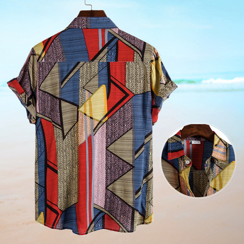 Men's Printed Short Sleeve Shirt