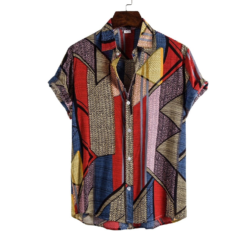 Men's Printed Short Sleeve Shirt