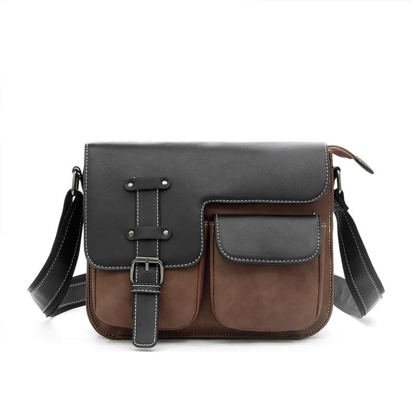 Men's Waterproof Leather Shoulder Bag