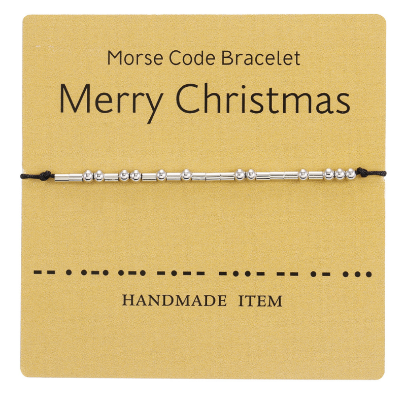 Morse Code Couple Bracelet