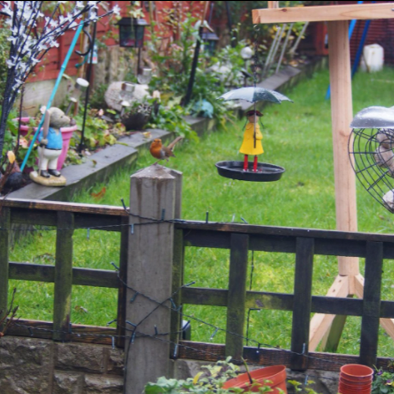 Metal Craft Garden Decoration of Bird Feeder