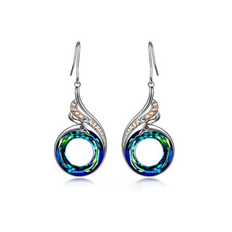 Rise of the Phoenix Crystal Earrings