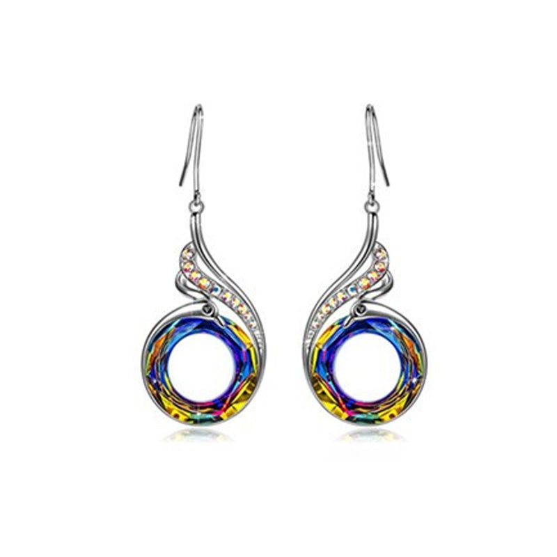 Rise of the Phoenix Crystal Earrings
