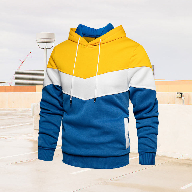 Men's Colorblock Fashion Fleece Sweatshirt