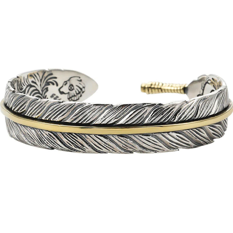 Vintage feather bracelet