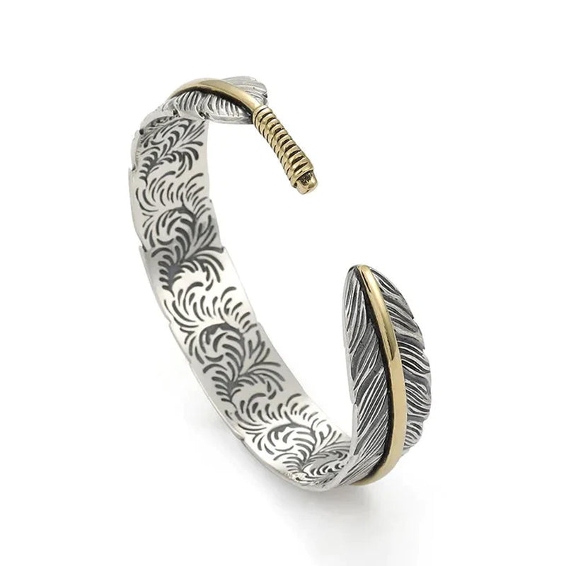 Vintage feather bracelet