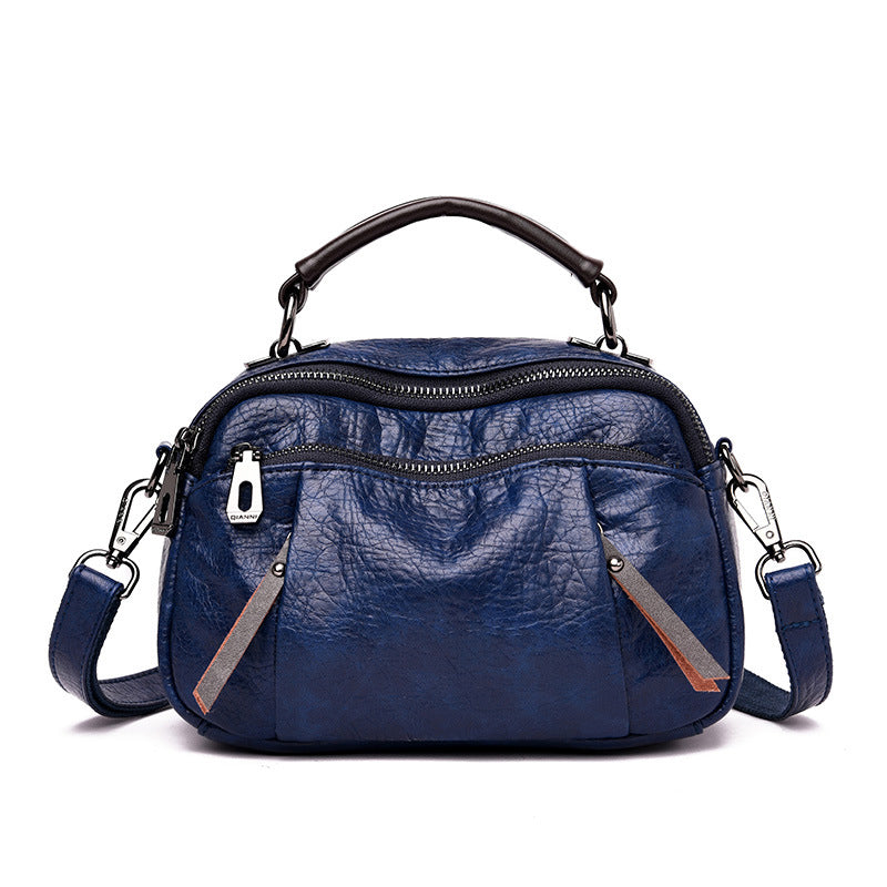One-shoulder PU Messenger Bag