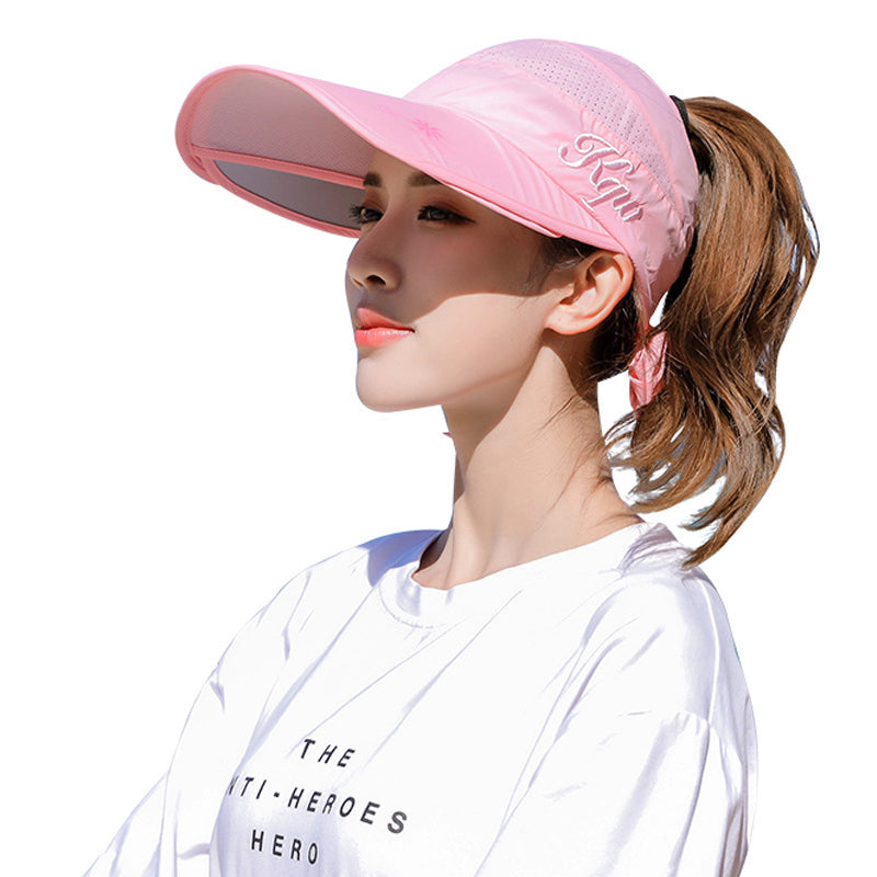 Outdoor Retractable Pull Plate Anti-Ultraviolet Hat