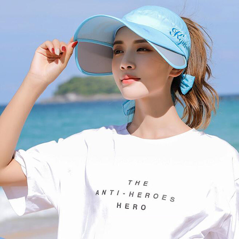 Outdoor Retractable Pull Plate Anti-Ultraviolet Hat
