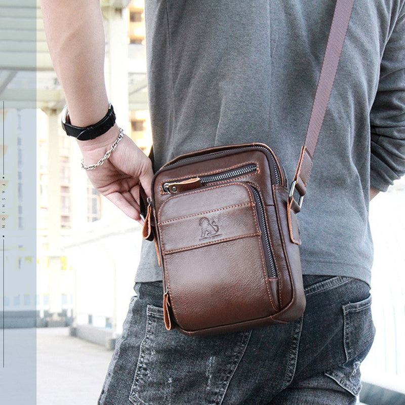 PU Leather Men's Shoulder Bags