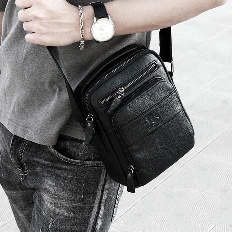 PU Leather Men's Shoulder Bags