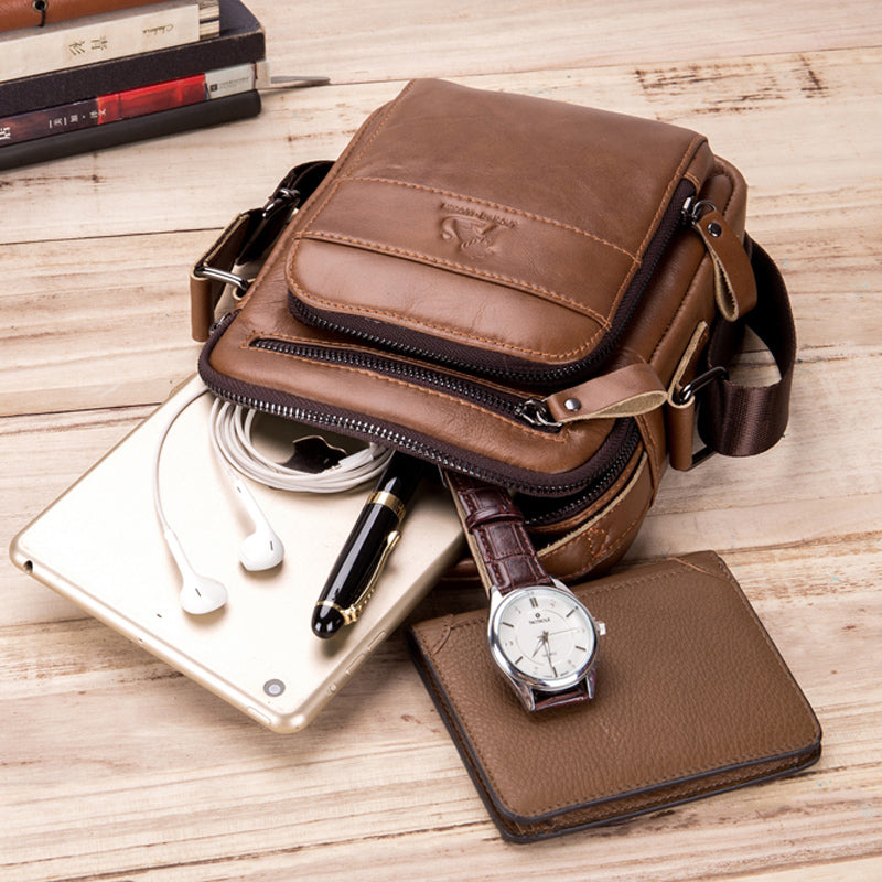 PU Leather Men's Shoulder Bags
