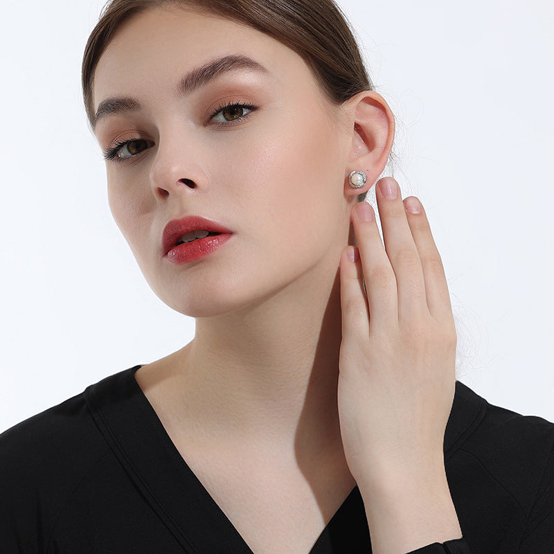 Pearl Stud Earrings