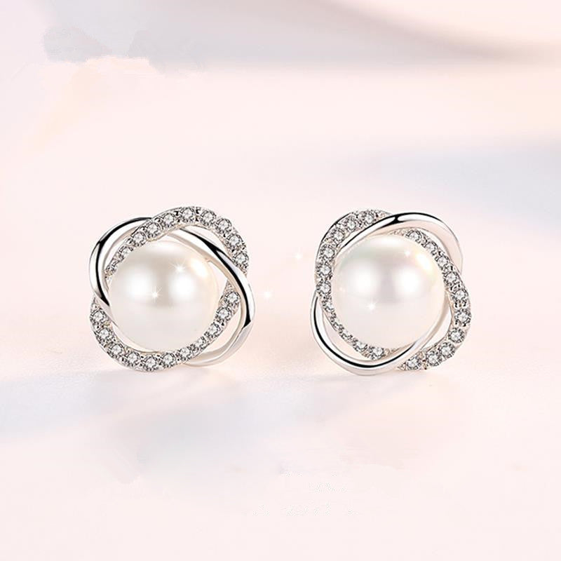 Pearl Stud Earrings