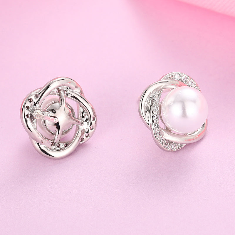 Pearl Stud Earrings