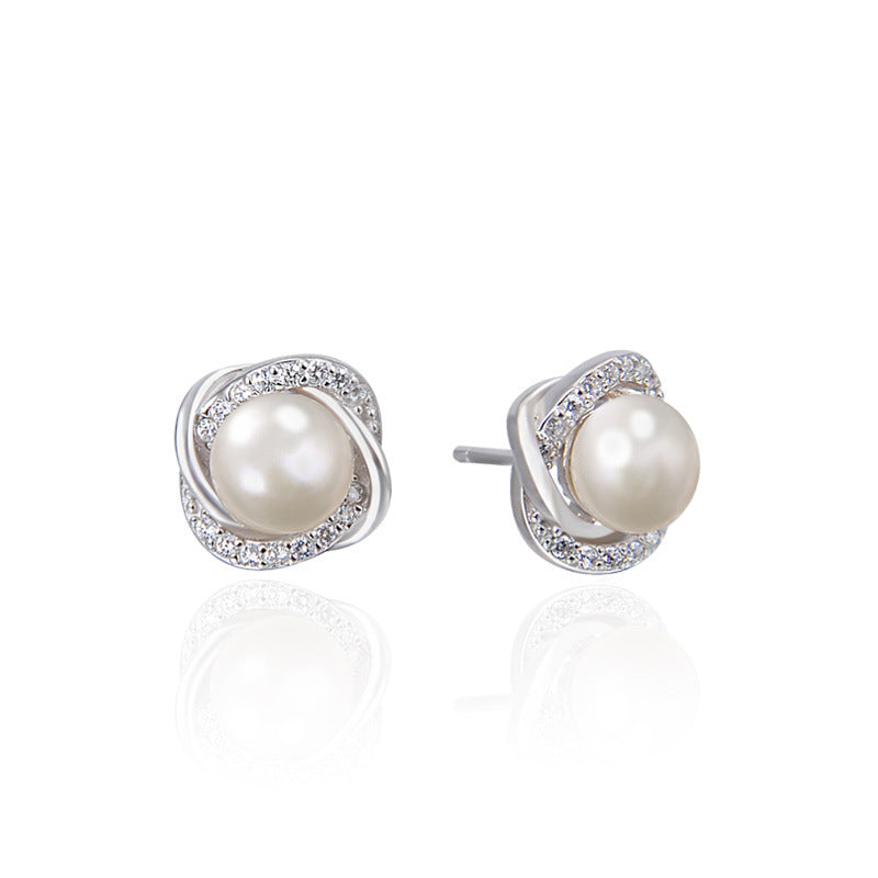Pearl Stud Earrings