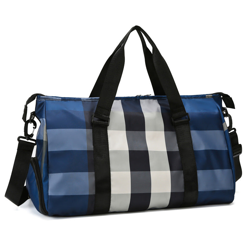 Plaid Multifunctional Travel Bag