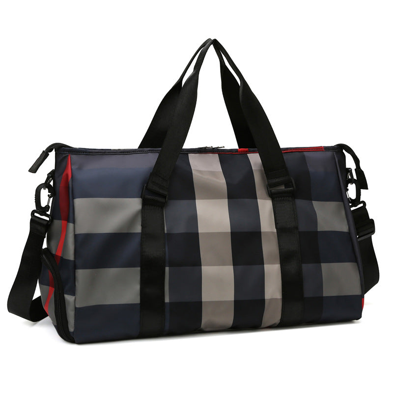 Plaid Multifunctional Travel Bag