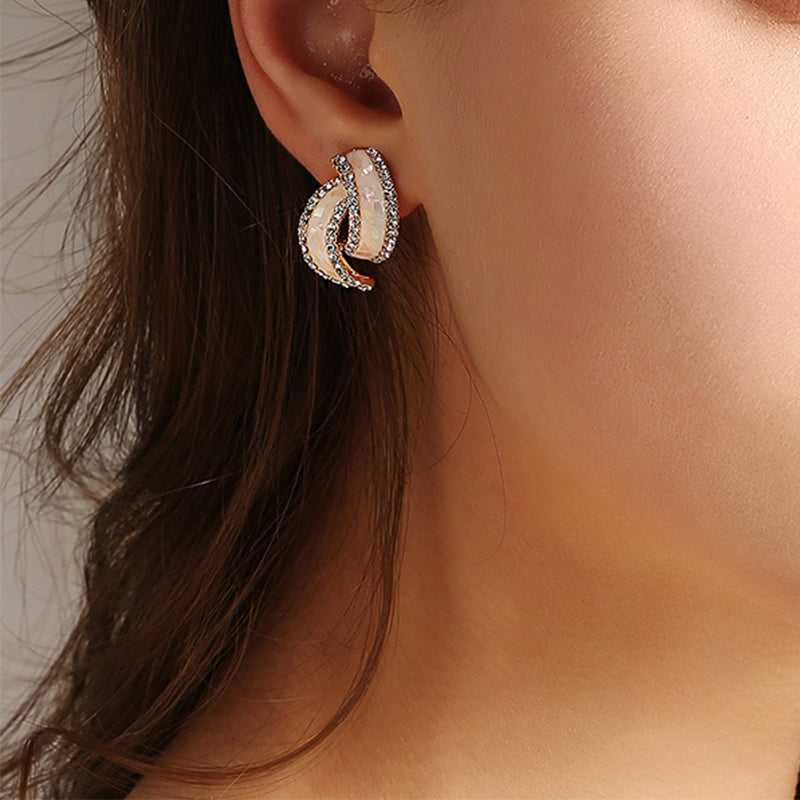 Row Drill Earrings