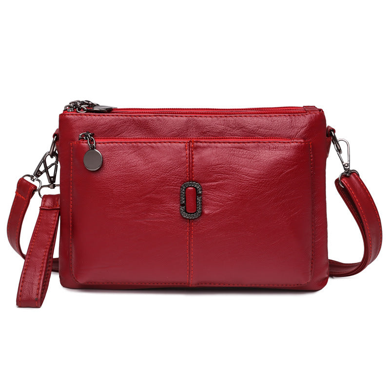 Multilayer PU Soft Leather Small Bag