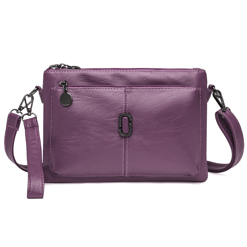 Multilayer PU Soft Leather Small Bag