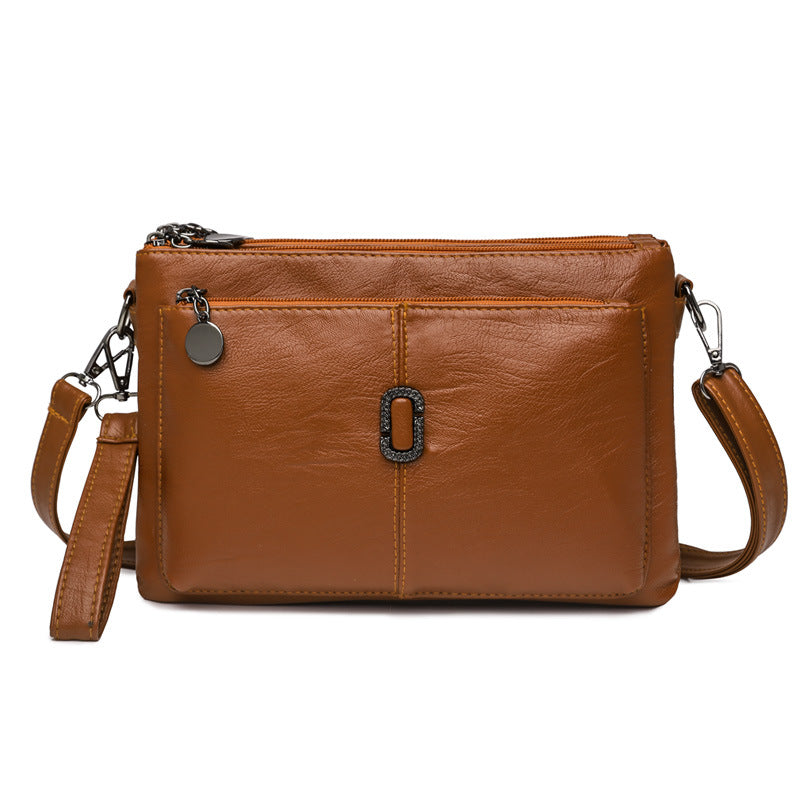 Multilayer PU Soft Leather Small Bag