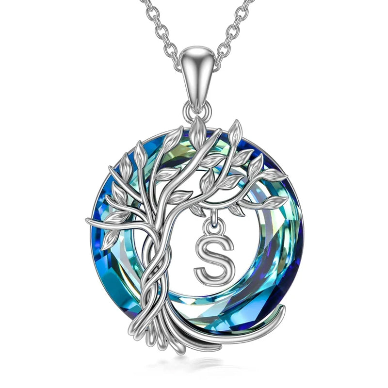 Tree of Life Crystal Pendant