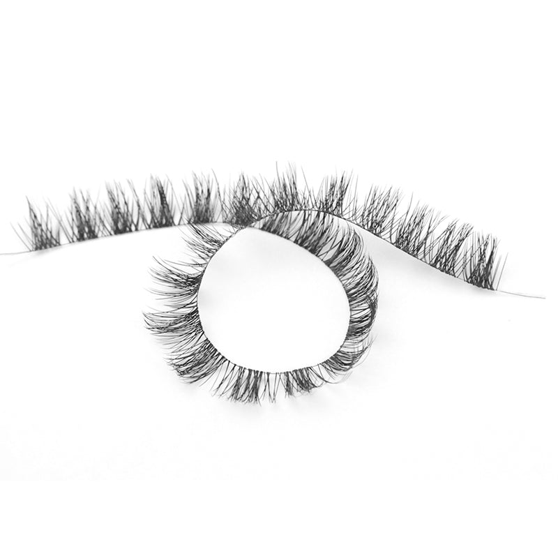 Segmented Long Strips of False Eyelashes