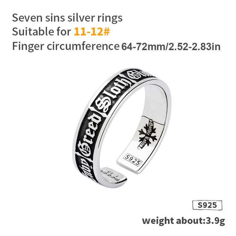 Seven Deadly Sins Ring