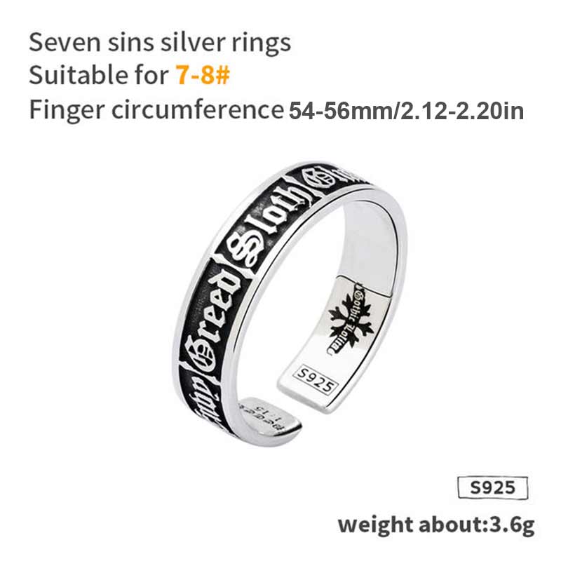 Seven Deadly Sins Ring