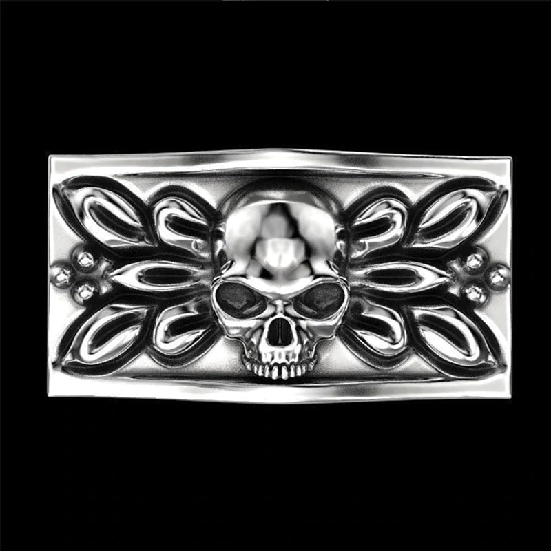 Skull Ring With Hidden Compartment