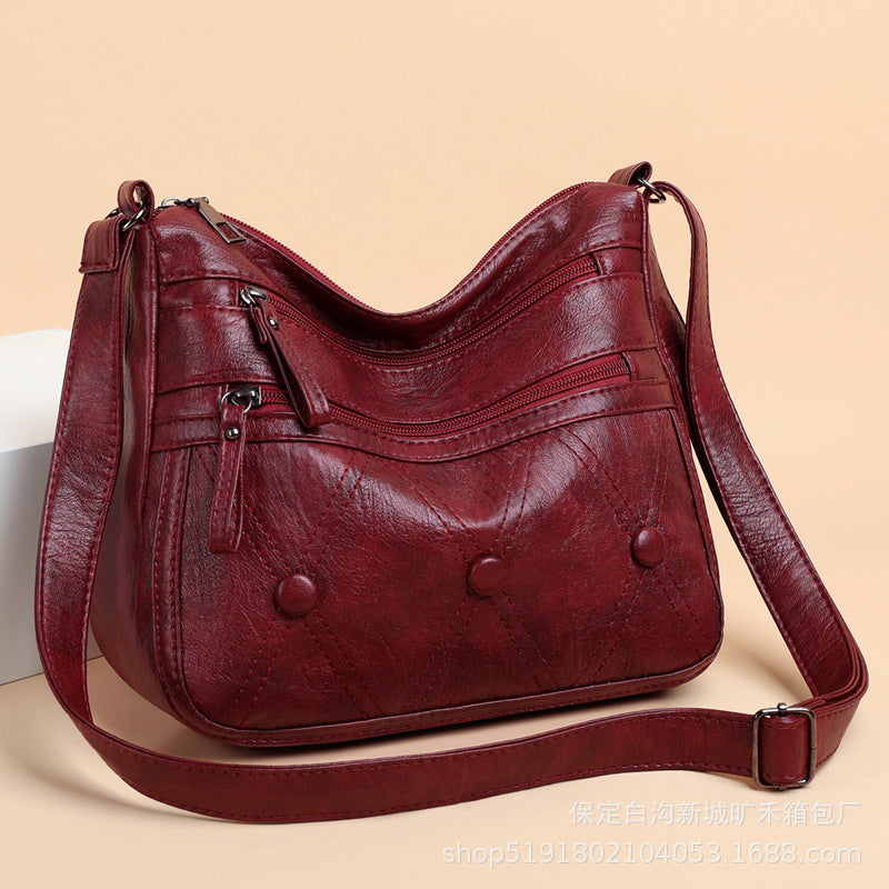 Soft Leather Shoulder Bag