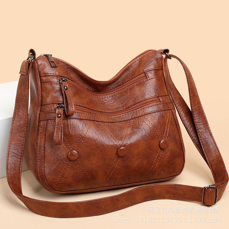 Soft Leather Shoulder Bag