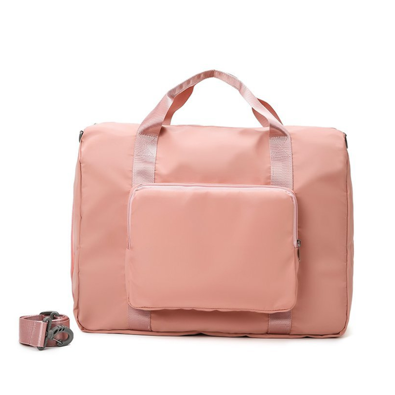 Solid Color Folding Travel Bag