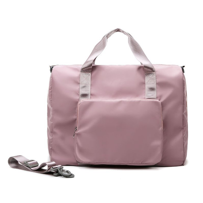 Solid Color Folding Travel Bag