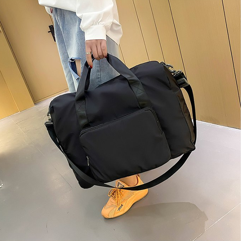 Solid Color Folding Travel Bag