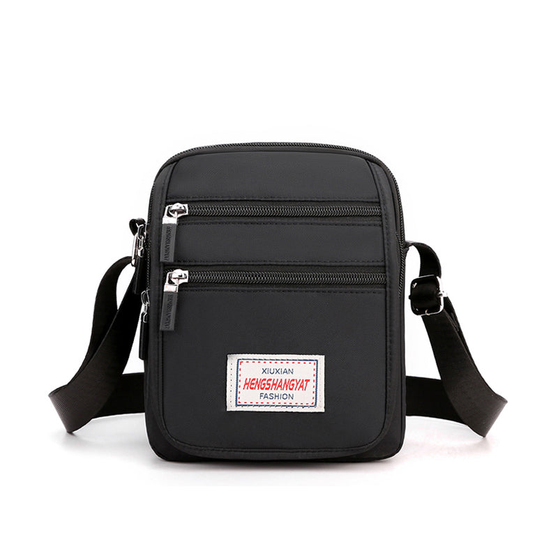 Solid Waterproof Lightweight Nylon Shoulder Bag