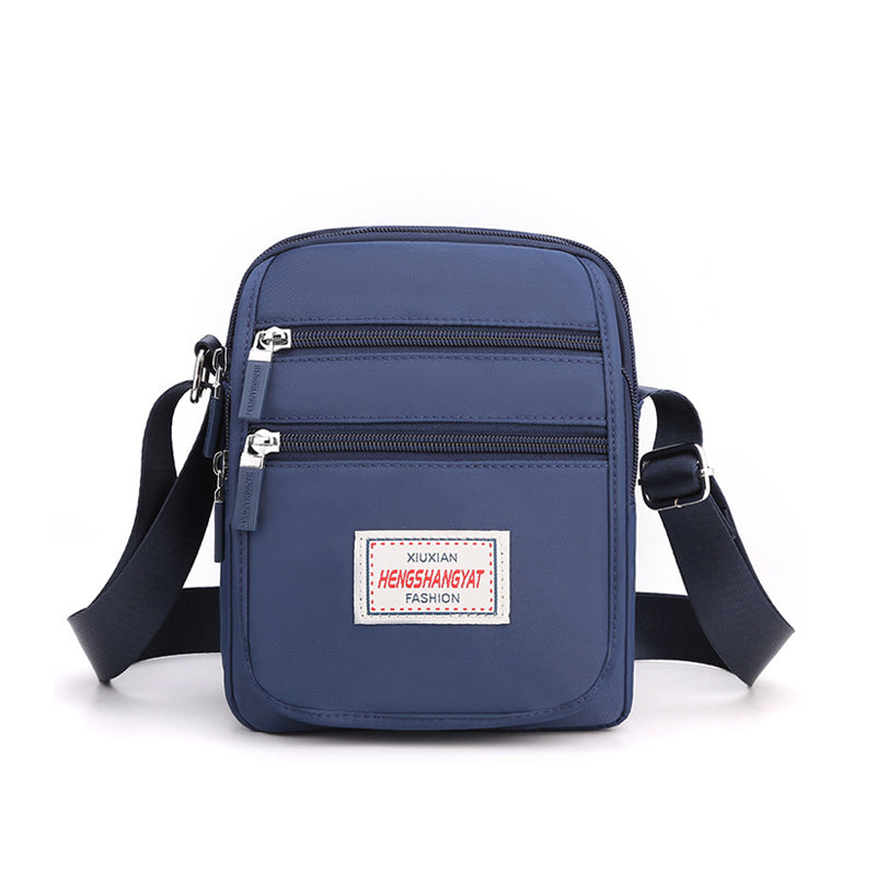 Solid Waterproof Lightweight Nylon Shoulder Bag