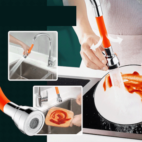 Splash Proof Faucet Head Extender