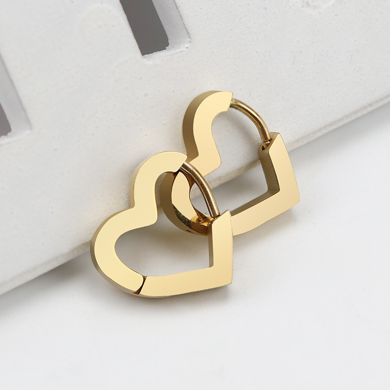 Stainless Steel Mini Geometric Earrings