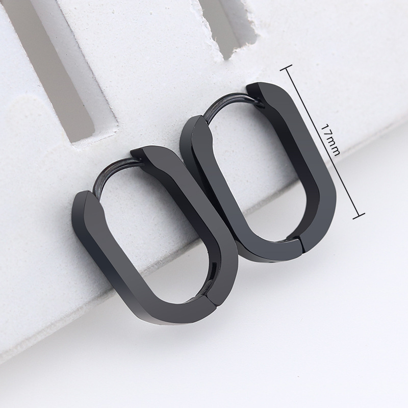 Stainless Steel Mini Geometric Earrings