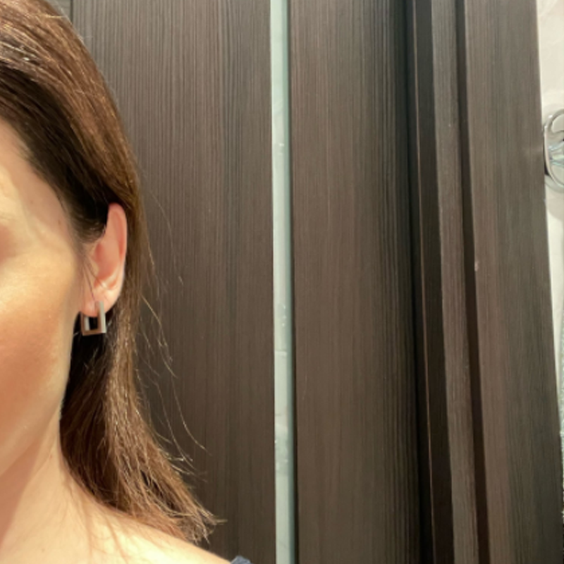 Stainless Steel Mini Geometric Earrings