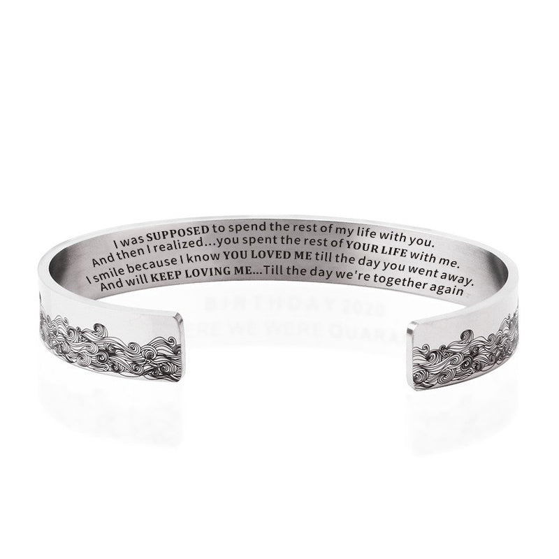 Stainless Steel Wave Bracelet