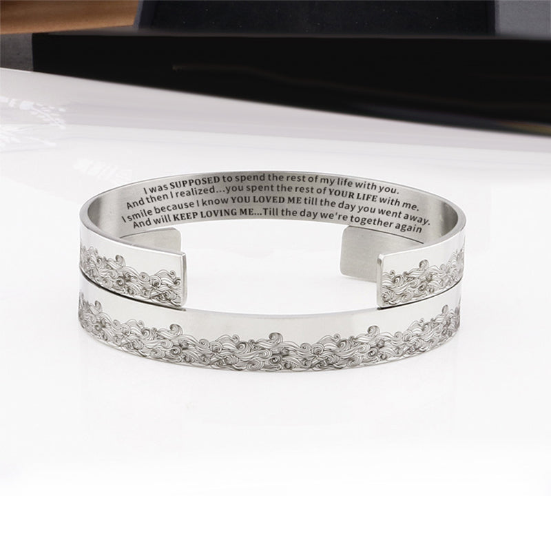 Stainless Steel Wave Bracelet