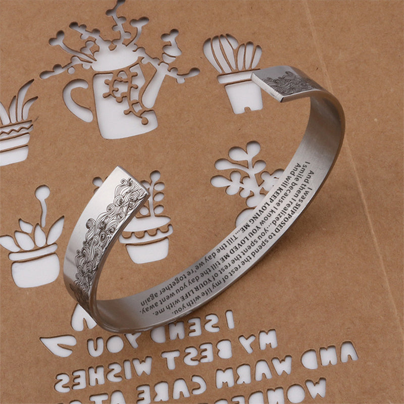 Stainless Steel Wave Bracelet