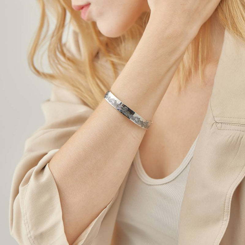 Stainless Steel Wave Bracelet