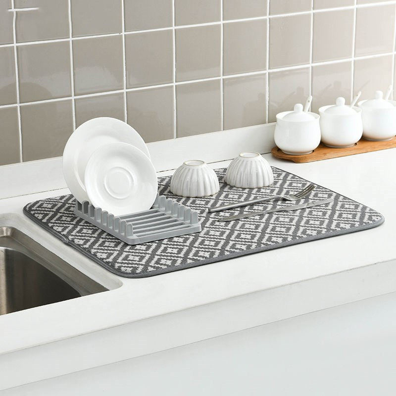 Super Absorbent Dish Drying Mat