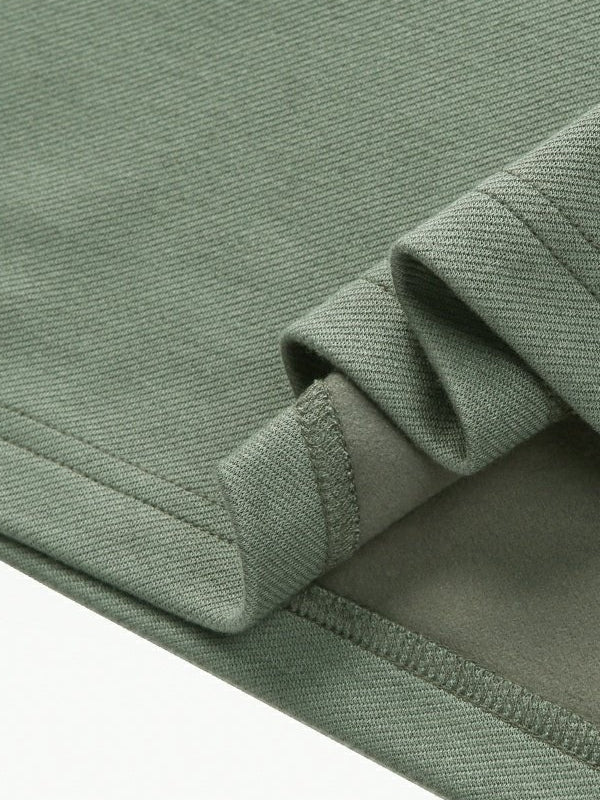 Men's Solid Color Round Neck Long Sleeve T-Shirt